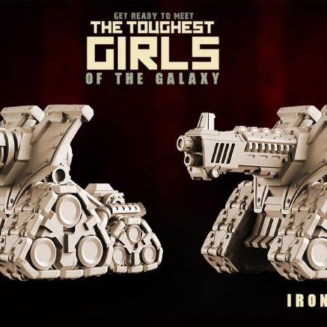 Raging Heroes 21307 Iron Empire Heavy Weapon Team #2 Gatling Machine Gun Female 
