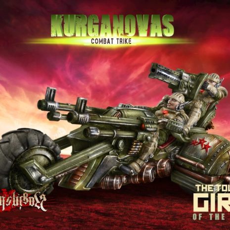 Raging Heroes The Kurganova Shock Troops Combat Trike