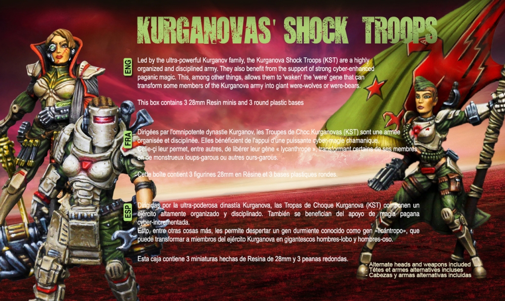 Raging Heroes The Kurganova Shock Troops Character Box No 3