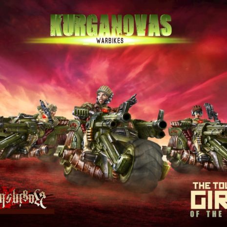 Raging Heroes The Kurganova Shock Troops Warbikes Squad
