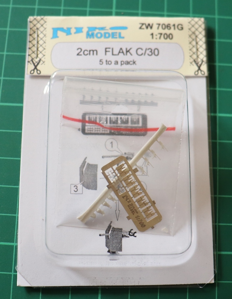 Niko Model 1:700 2cm Flak C/30 (5 to a pack)