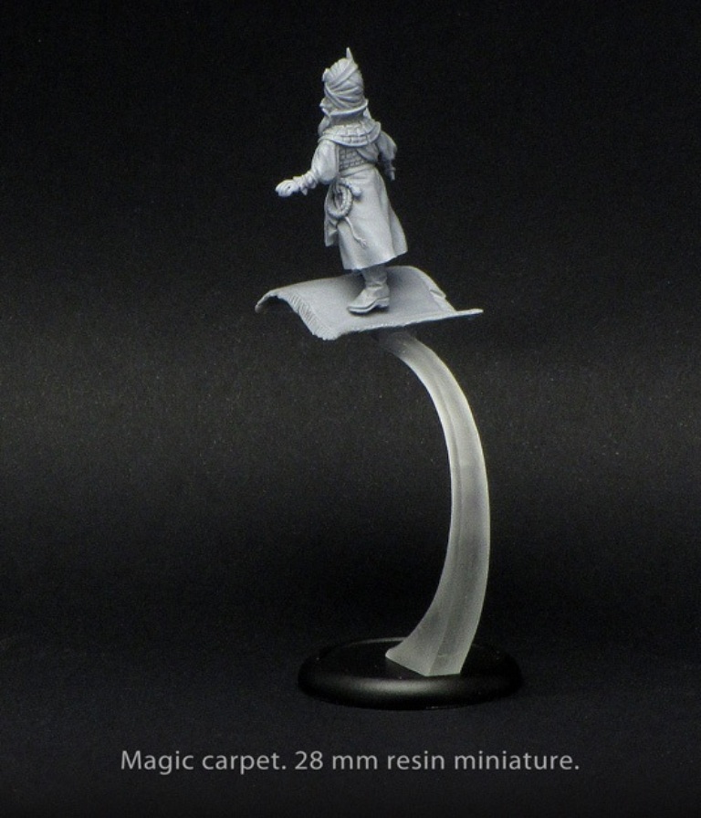 Brother Vinni Miniatures Arabic Officer On Flying Magic Carpet