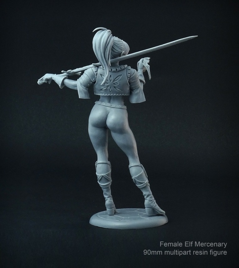 Female Elf Mercenary Pinup Girl Brother Vinni´s Studio BV9002 