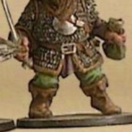 Denizen Miniatures Dwarf Thief Wearing Chain Mail