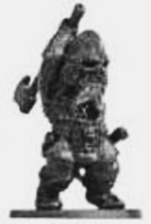 Denizen Miniatures Dwarf Wearing Scale Armour With Axe