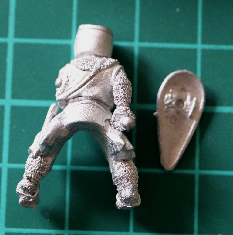 Denizen Miniatures 25mm Medieval Mounted Cleric with Flail