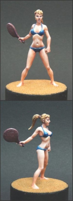 Golem Miniatures Jess At The Beach In Swimsuit