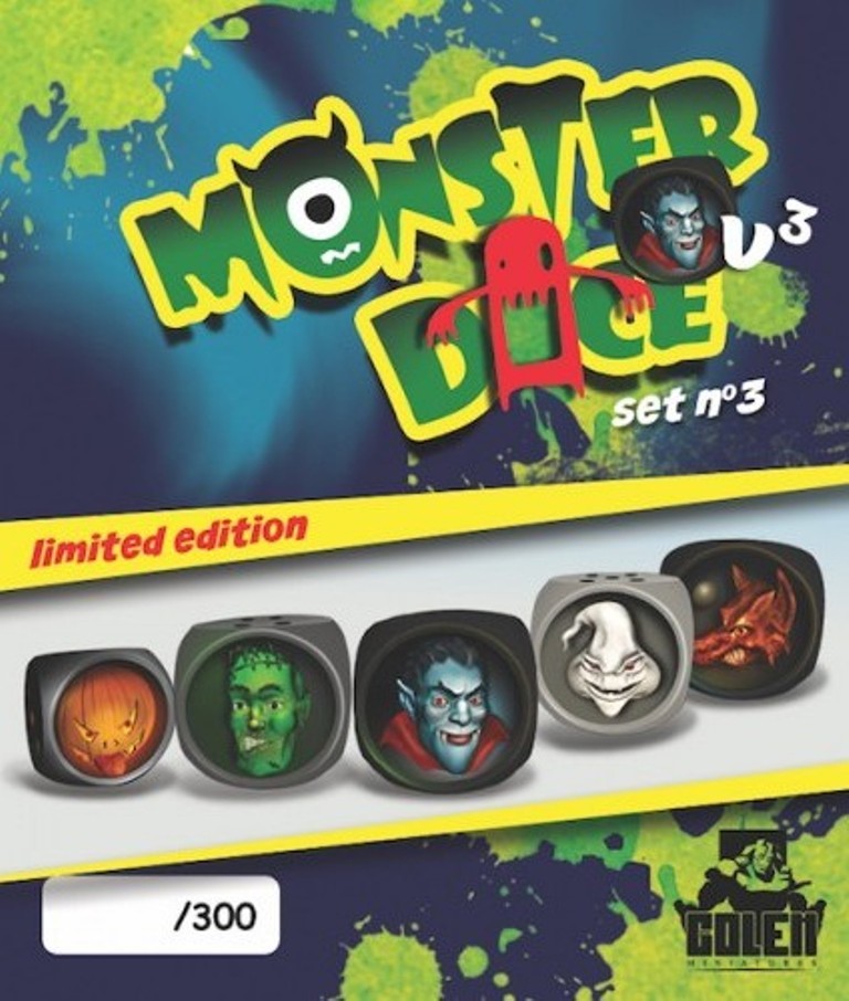 Golem Miniatures Monster Dice Painted Set N°3 (5 dice)