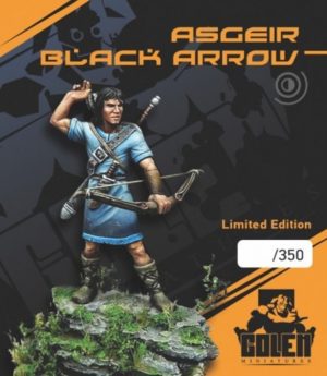 Golem Miniatures Medieval Asgeir Black Arrow (Limited Edition of 350 Copies)