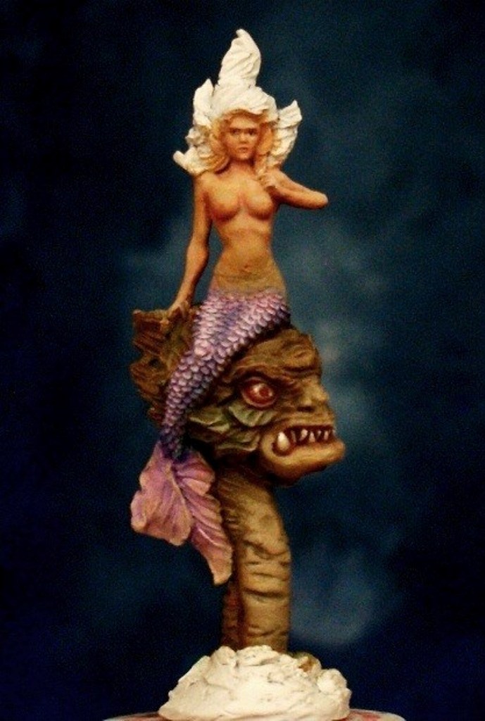 Icon Figures Girls Series 40mm Mermaid And Sea Monster