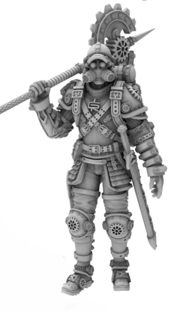 Heresy Lab Miniatures Vacant Realms Steam Punk Ted Axel