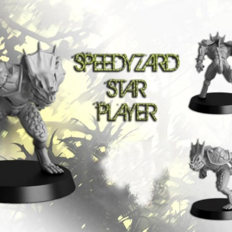 Txarli Miniatures Speedyzard Star Player