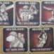 Raging Heroes Coasters Drink Mats 1st Edition Set of 5