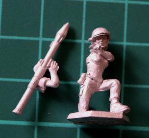 Denizen Miniatures 25mm Female Trooper with SMAW