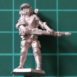 Denizen Miniatures 25mm Trooper with Laser Cannon