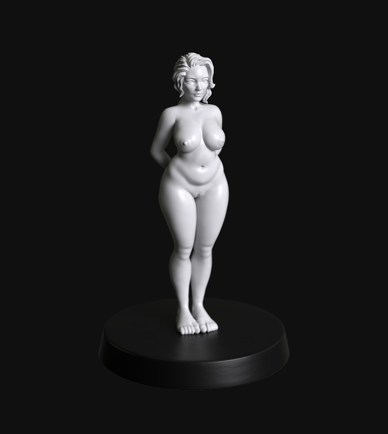 Manufaktura Miniatures Naked Bound Female Submissive Chubby Girl