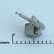 Niko Model 1:400 The 2-PDR Mark VII Gun 4cm / 39 on the Mark XVI Mounting with Photo Etch (4 to a pack)