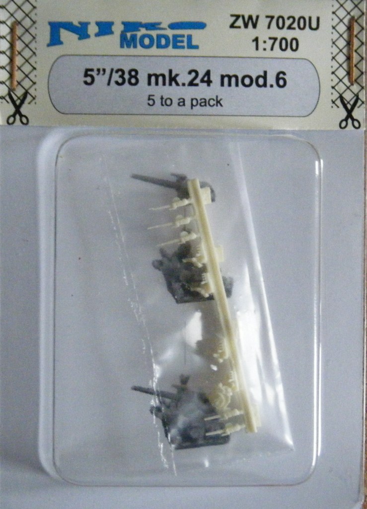 Niko Model 1:700 5"/38 Mk.24 mod.6 (5 to a pack)