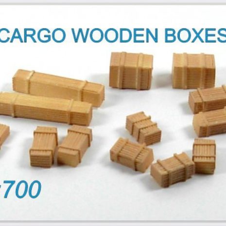 Niko Model 1:700 Cargo Wooden Boxes (14 to a pack)
