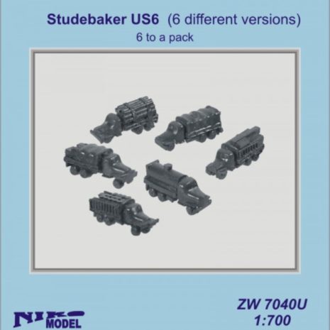 Niko Model 1:700 Studebaker US6 (6 different versions to a pack)
