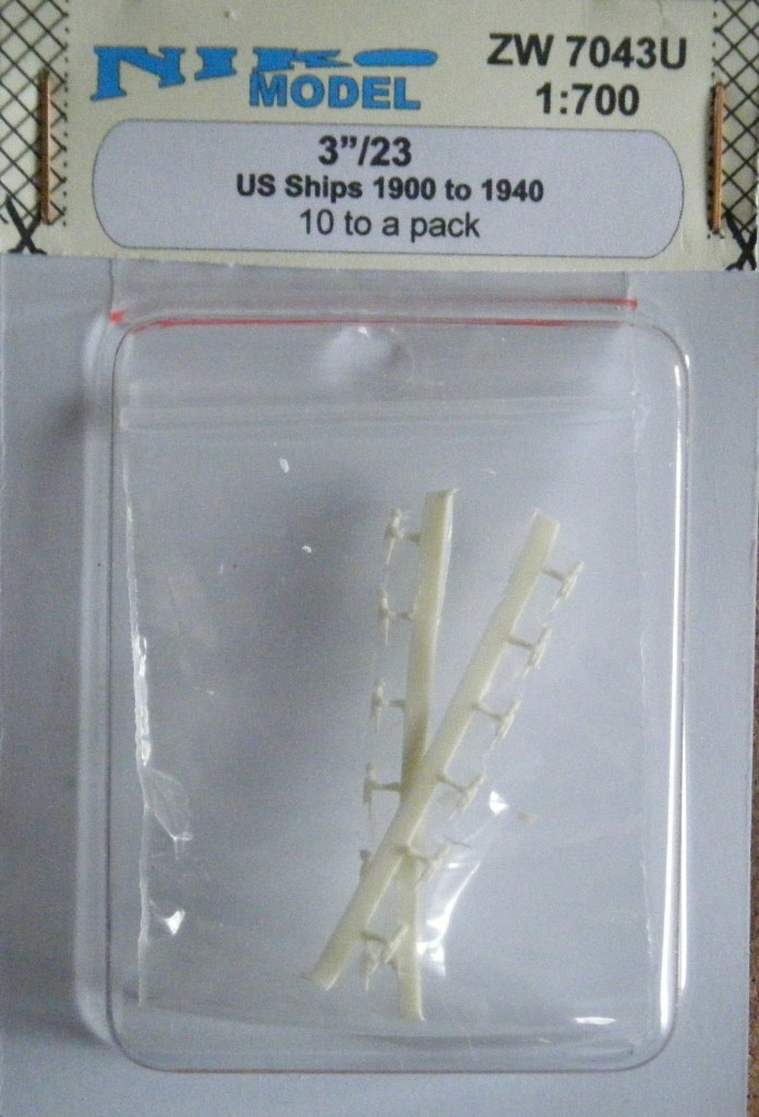 Niko Model 1:700 3"/23 US Ships 1900 to 1940 (10 to a pack)