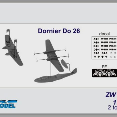 Niko Model 1:700  Dornier Do 26 with Photo Etch and Decals (2 to a pack)