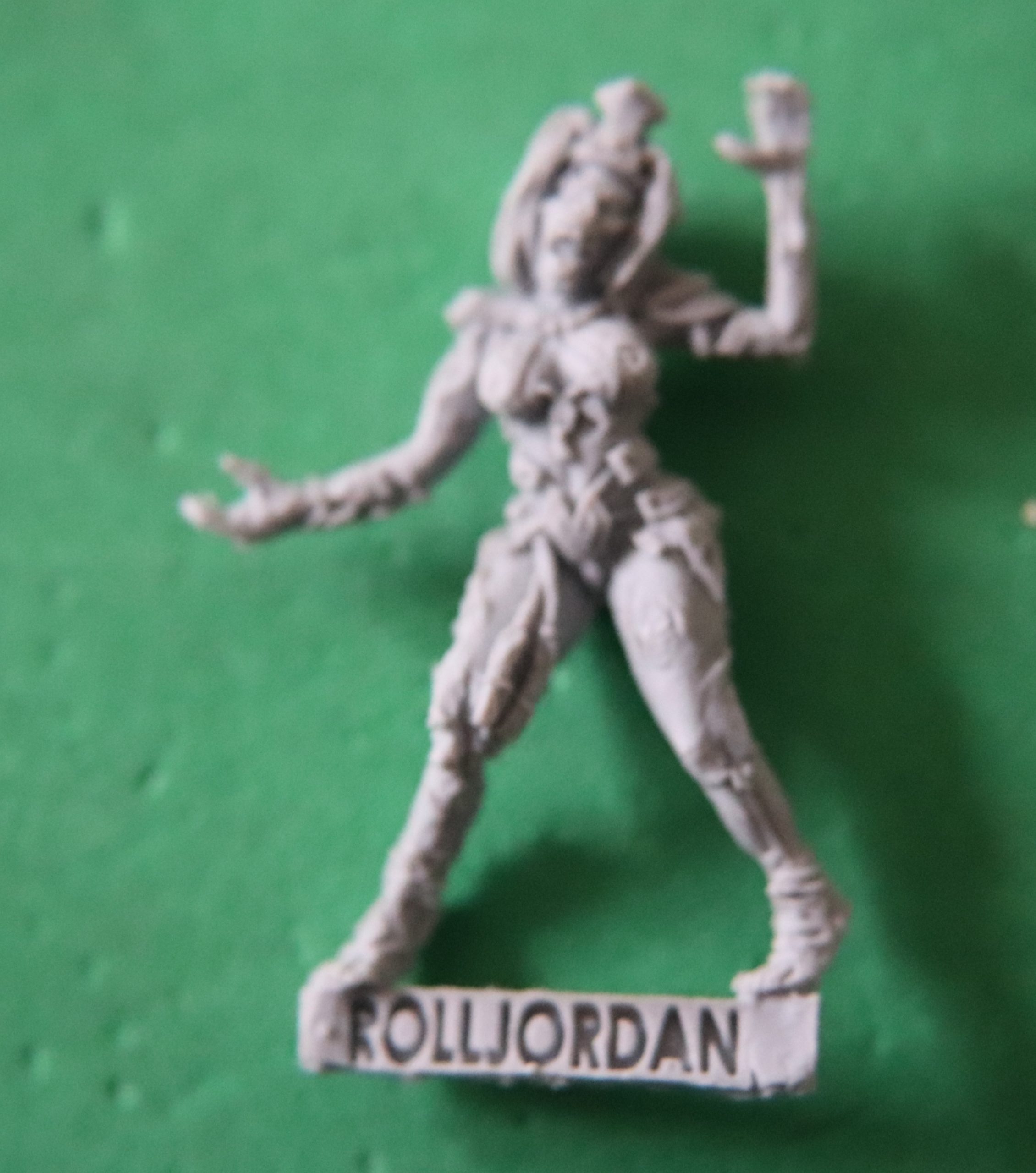 Rolljordan Miniatures Necro Silvania Female Elf Zombie BloodBowl, Fantasy Football, Elfball