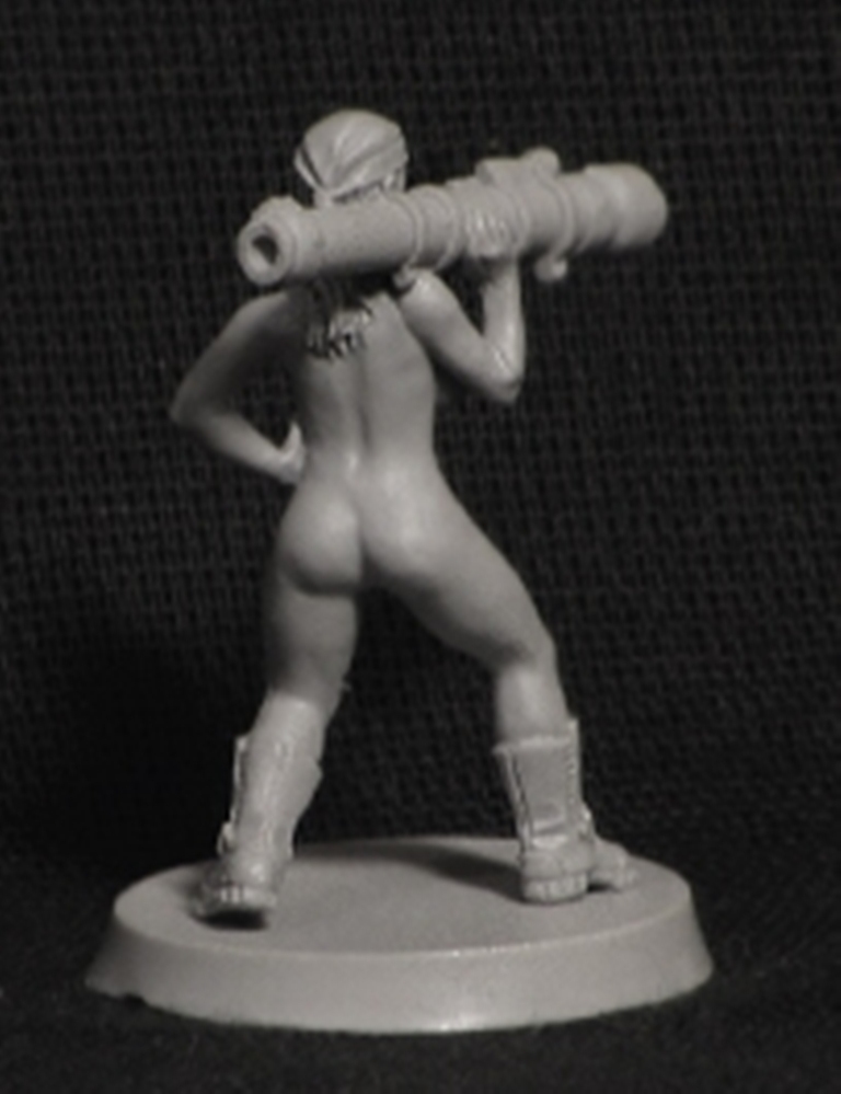 Brother Vinni Miniatures Veronika Naked Girl Armed With Launcher