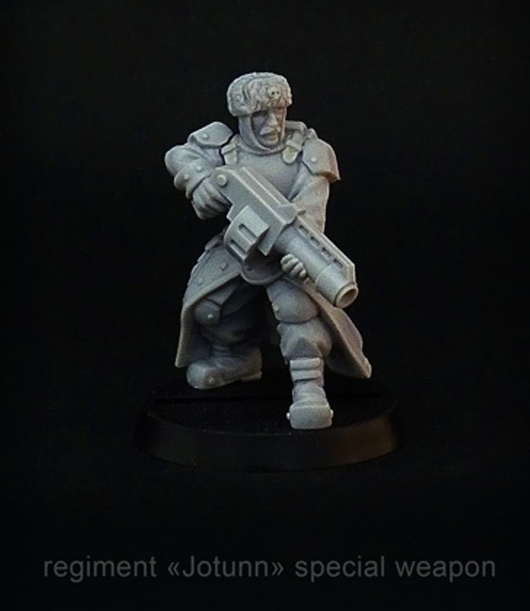 Brother Vinni Miniatures Special Weapons of Jotunn Regiment Soldier with Rocket