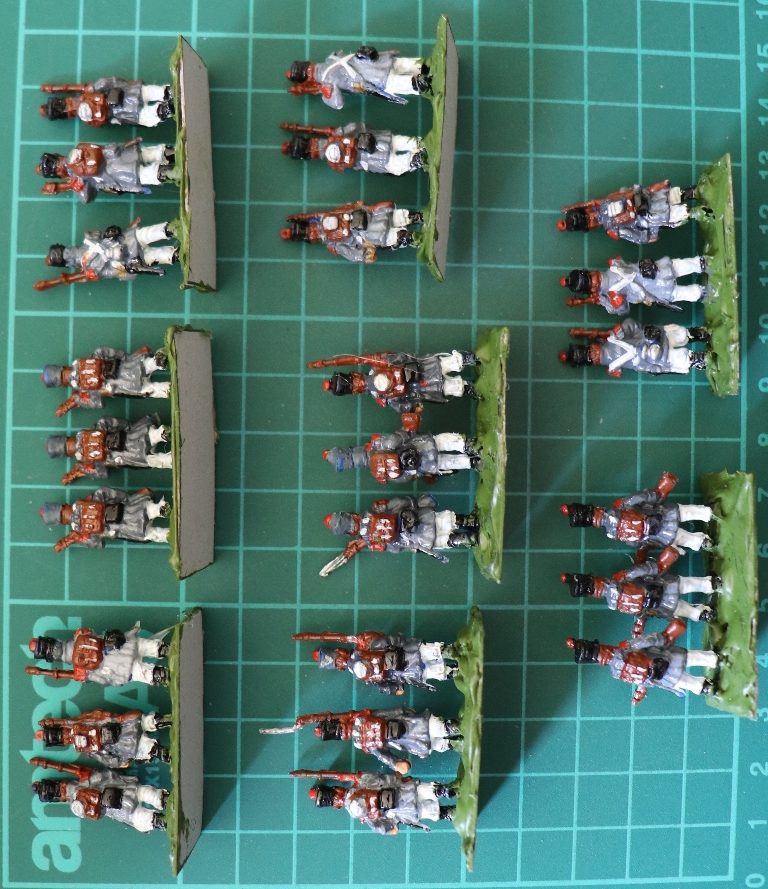 Painted Strelets 1:72 French Infantry in Advance and Marching x 24