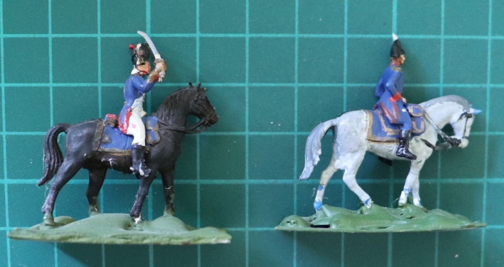 Painted 1:72 Napoleonic French Mounted Command x 2
