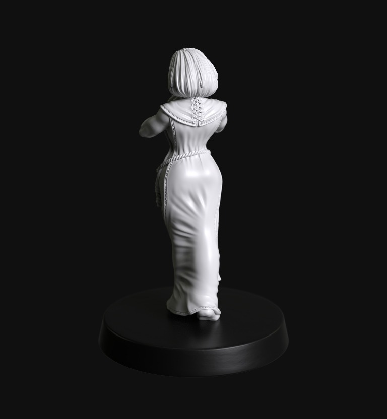 Manufaktura Miniatures Standing Warrior Sister of Battle Robed and Praying