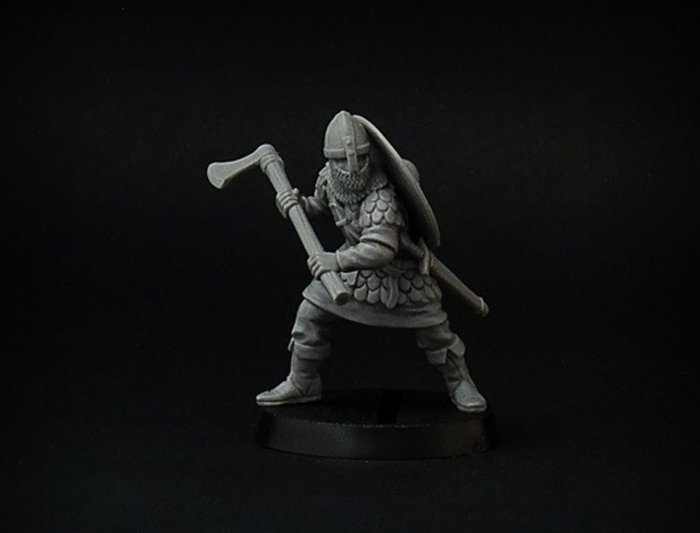 Brother Vinni Miniatures 28mm Varangian Guard Vikings Armed with Axes and Shields