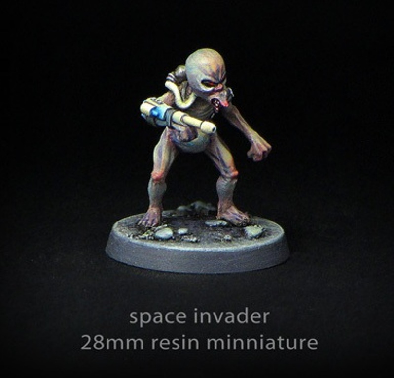 Brother Vinni Miniatures 28mm Space Invader Alien