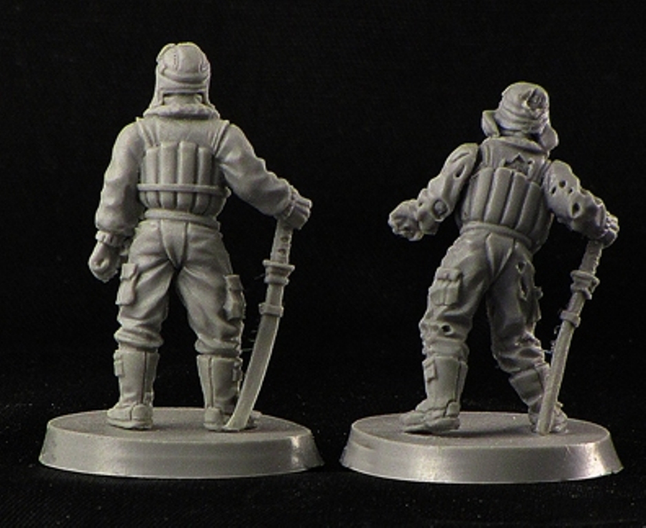 Brother Vinni Miniatures Oriental Pilot And Zombie Pilot Versions