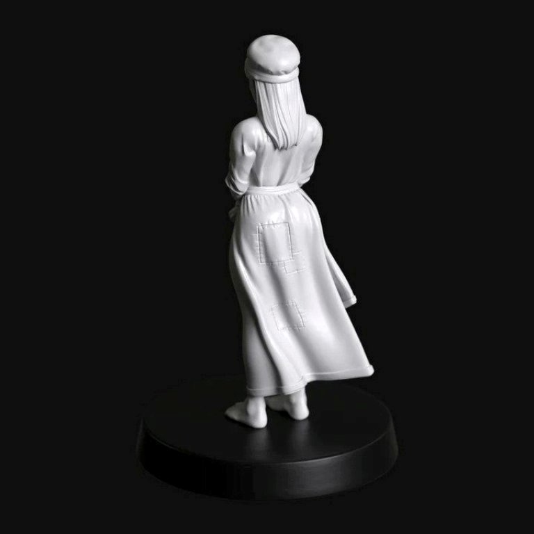 Manufaktura Miniatures Submissive Lady Villager Bound and Clothed