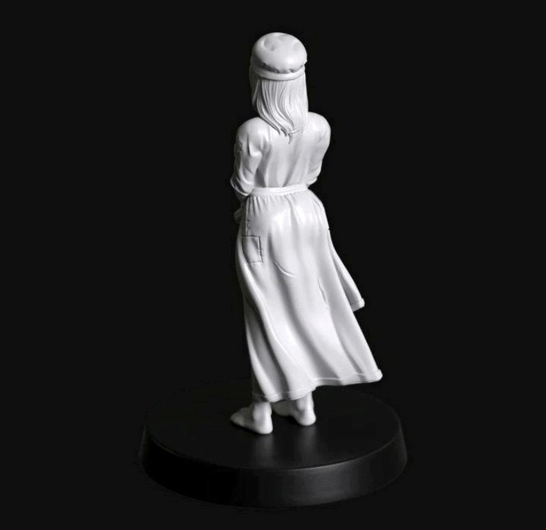 Manufaktura Miniatures Submissive Female Villager Clothed with Hands Tied