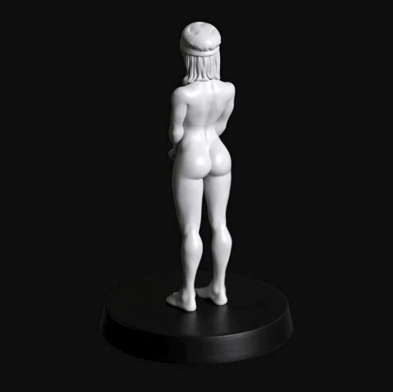 Manufaktura Miniatures Nude Bound Submissive Female Villager