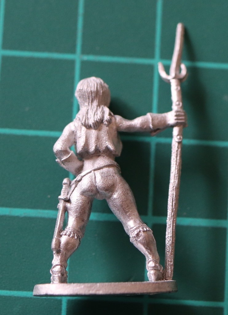 Denizen Miniatures 25mm Amazon Guards Woman with Trident
