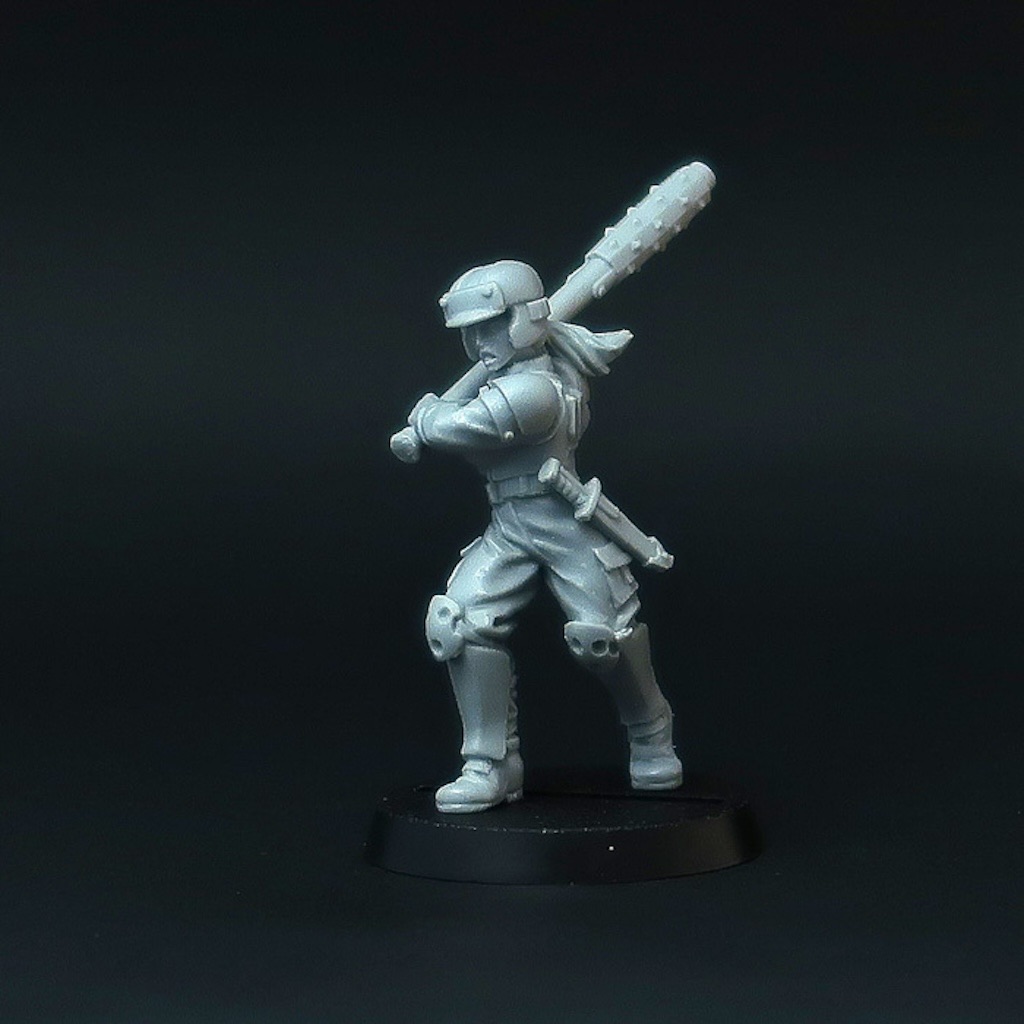 Brother Vinni Miniatures Female Imperial Army in Melee x 5 Miniatures