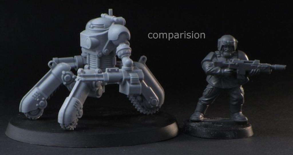 Brother Vinni Miniatures Sci-fi Post apocalyptic Tricycle Bot