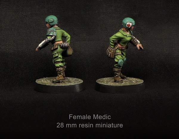 Brother Vinni Miniatures Female Medic Military Nurse