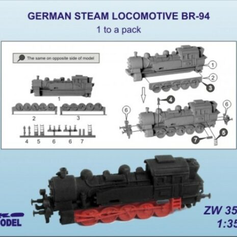 Niko Model 1:350 German Steam Locomotive BR-94 (1 to a Pack) - Figures ...