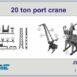 Niko Model 1:700 20 Ton Port Crane (1 to a Pack) - Figures for Sale