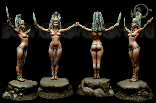 El Viejo Dragon Girls of Glamour 75mm Mayan Priestess