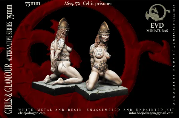 El Viejo Dragon Girls of Glamour 75mm Celtic Prisoner
