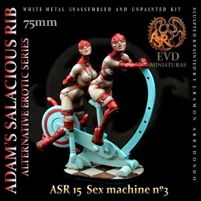 Adams Salacious Rib 75mm Xtreme Sports Sex Machine No 3