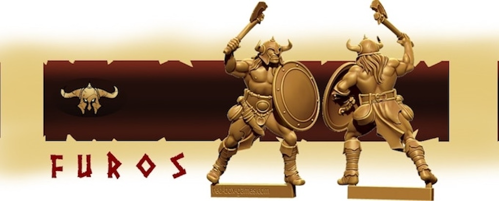 Red Box Games Furos Barbaria Warbands of Wrath and Ruin Hordesman