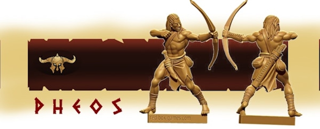 Red Box Games Pheos Barbaria Warbands of Wrath and Ruin Hordesman